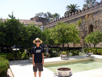 Ryo en Jardin de Alcazar