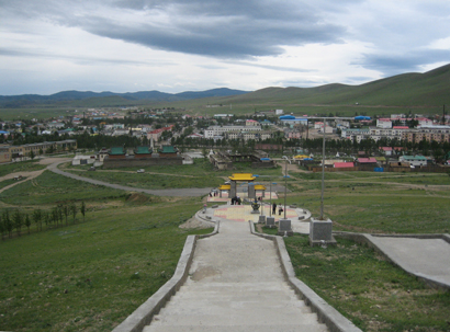 Tsetserleg - Panorama from Bulgan Mountain
