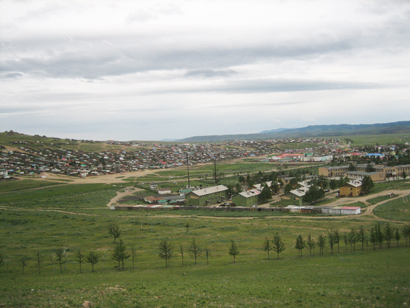 Tsetserleg - Panorama from Bulgan Mountain