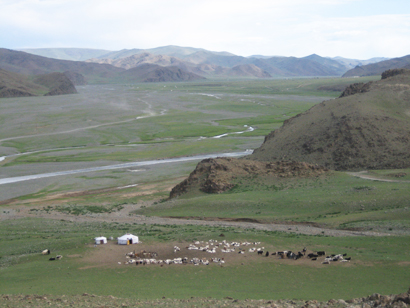 Khangai mountains